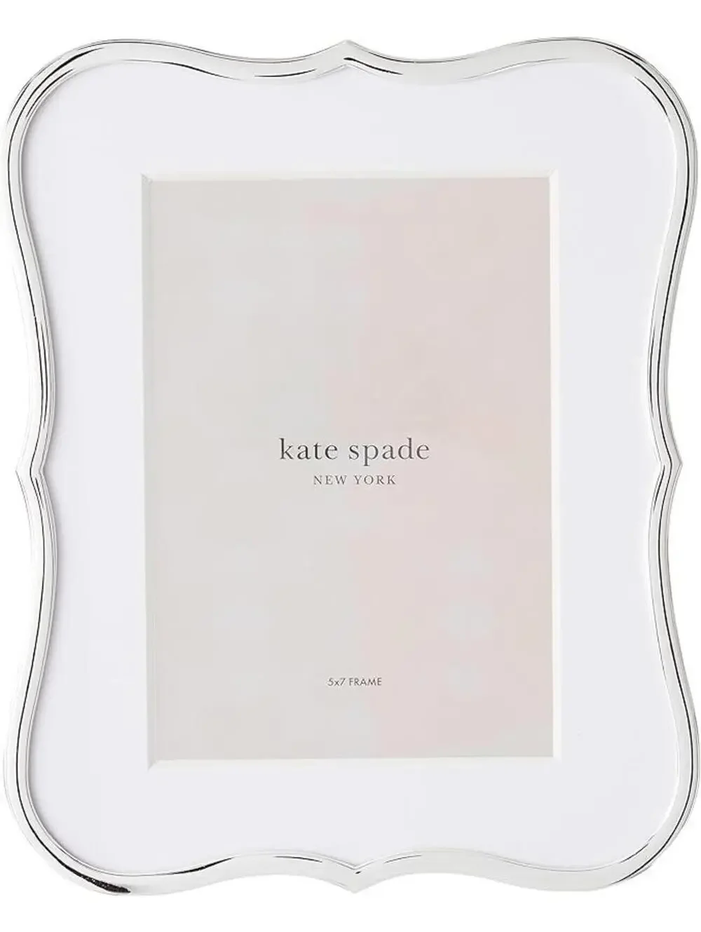 Kate Spade Silver Plated Picture Frame 5 x 7in Crown Point Brand New Collectable